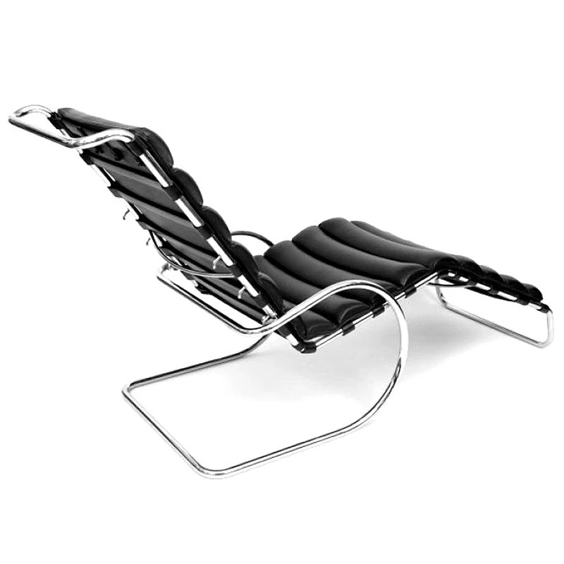 Poltrona Cantilever con apoyabrazos Cuero